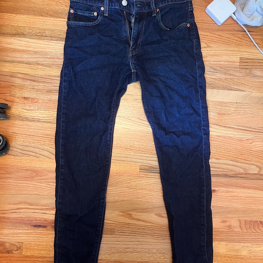 Men's Dark Blue Jeans